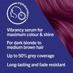 Live Intense Permanent Colour Hair Dye Withserum, 046 Cyber Purple 3x