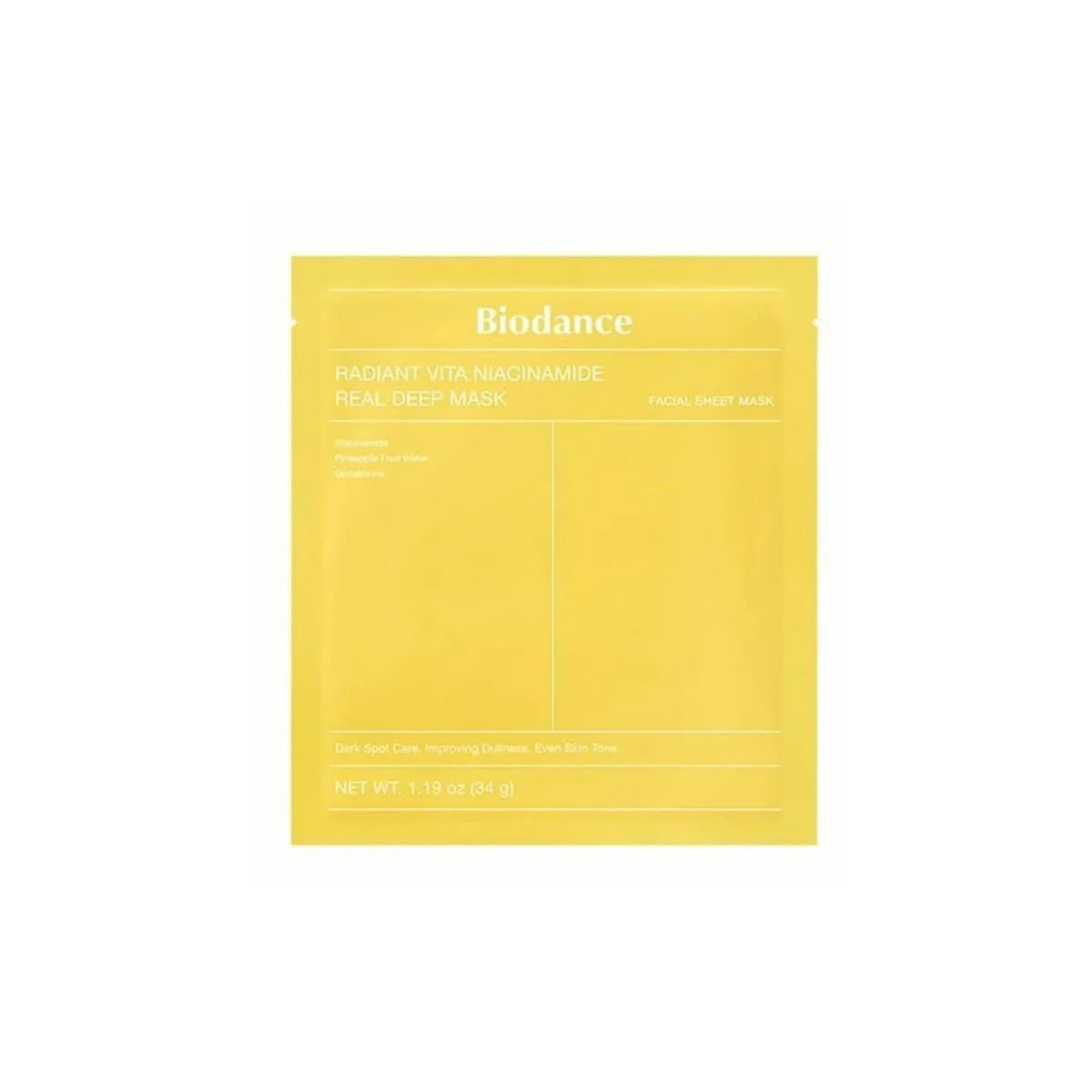 Radiant Vita Niacinamide Real Deep Mask 28g