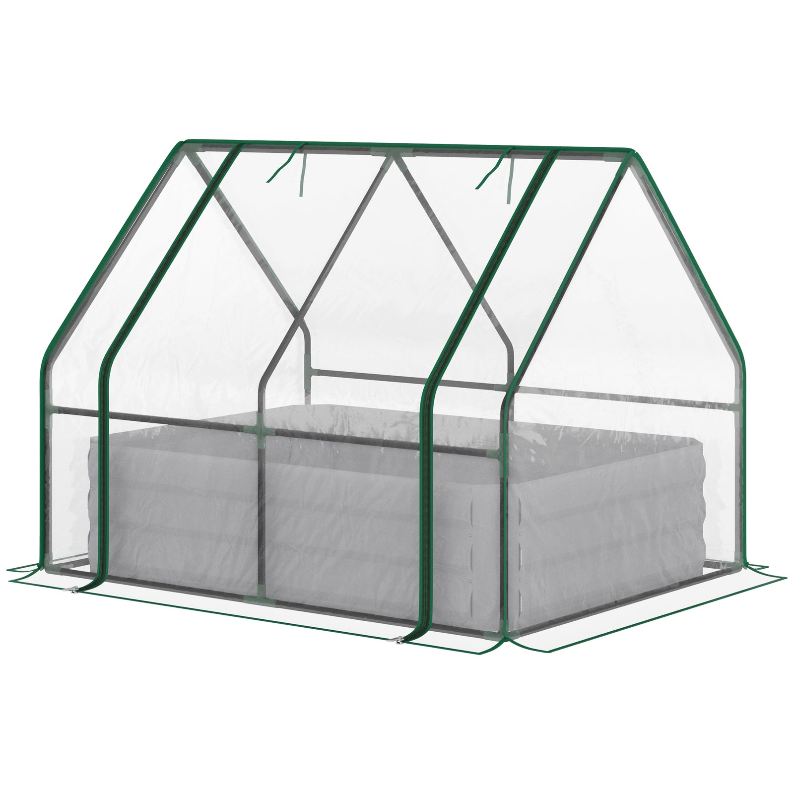 Raised Garden Bed With Greenhouse