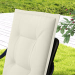 Outdoor Dining Chair Cushions | White