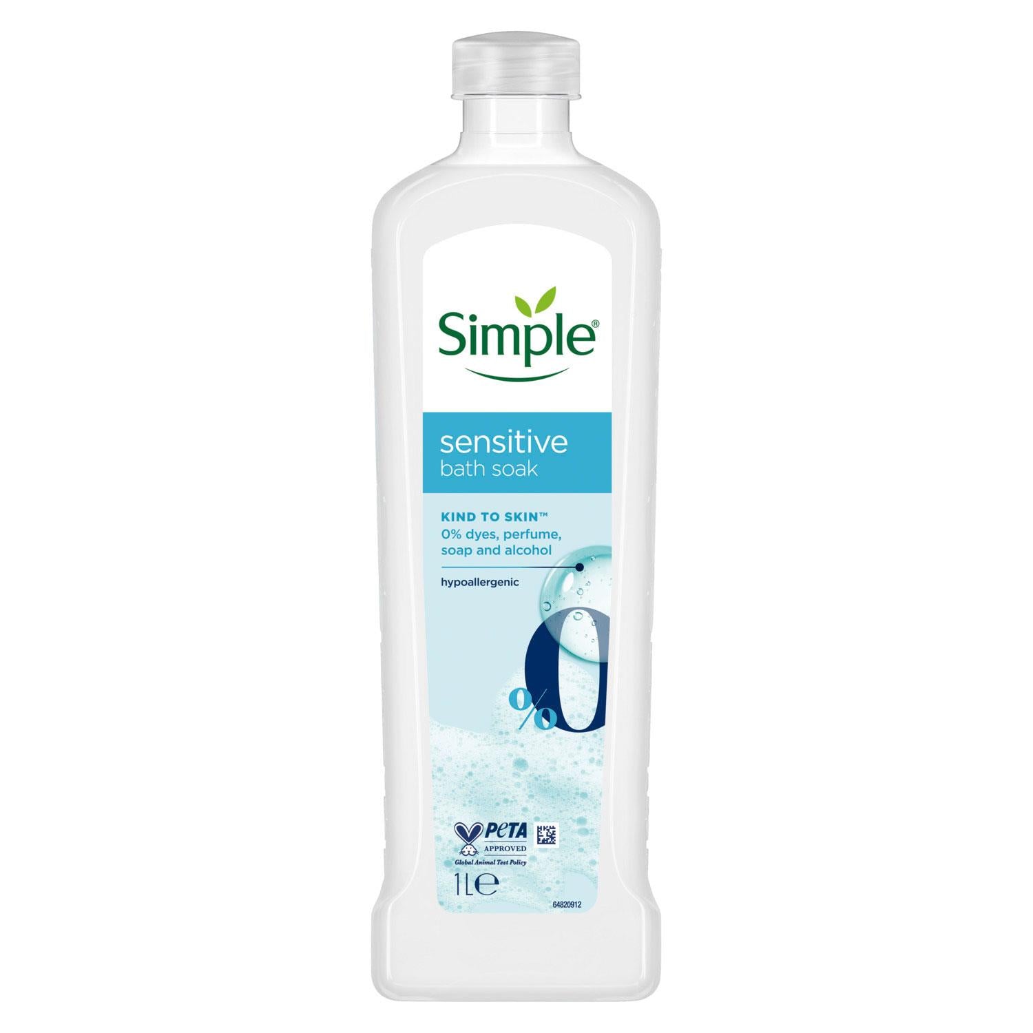 Sensitive Bath Soak Hypoallergenic 1l Multipack | Set of 12