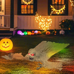 Life Size Halloween Animated Crawling Mummy With Glowing Led Eyes