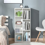 Bookcase Modern Bookshelf Cabinet For Home Office | One Size | White