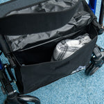 4 Wheel Rollator Walker With Seat And Bags Adjustable | One Size | Blue