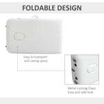 Portable Massage Table Beauty Therapy Couch Bed Spa | One Size | White