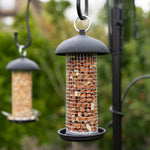 Steel Small Peanut Feeder | Black