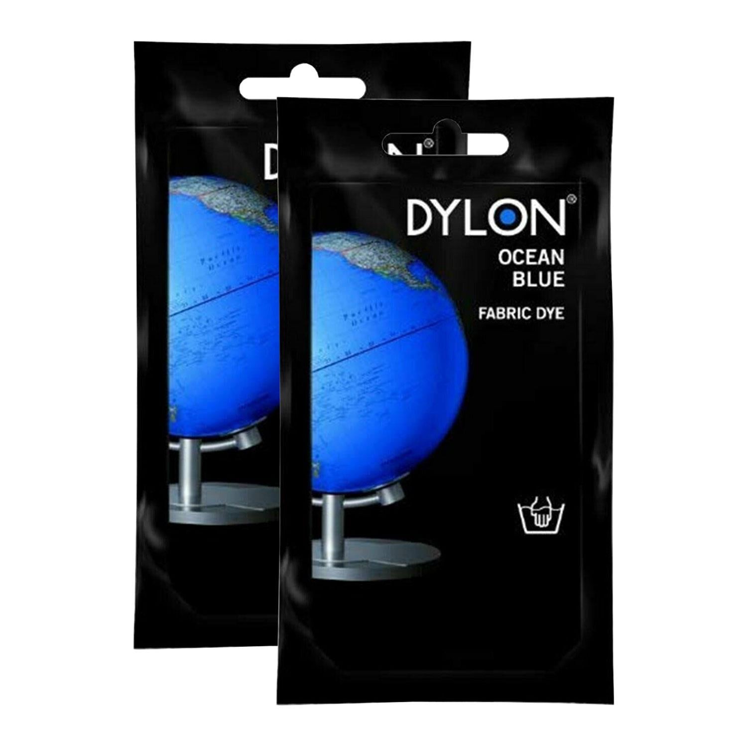 Hand Fabric Dye Sachet For Clothes & Soft Furnishings, 2 Packs Of 50g