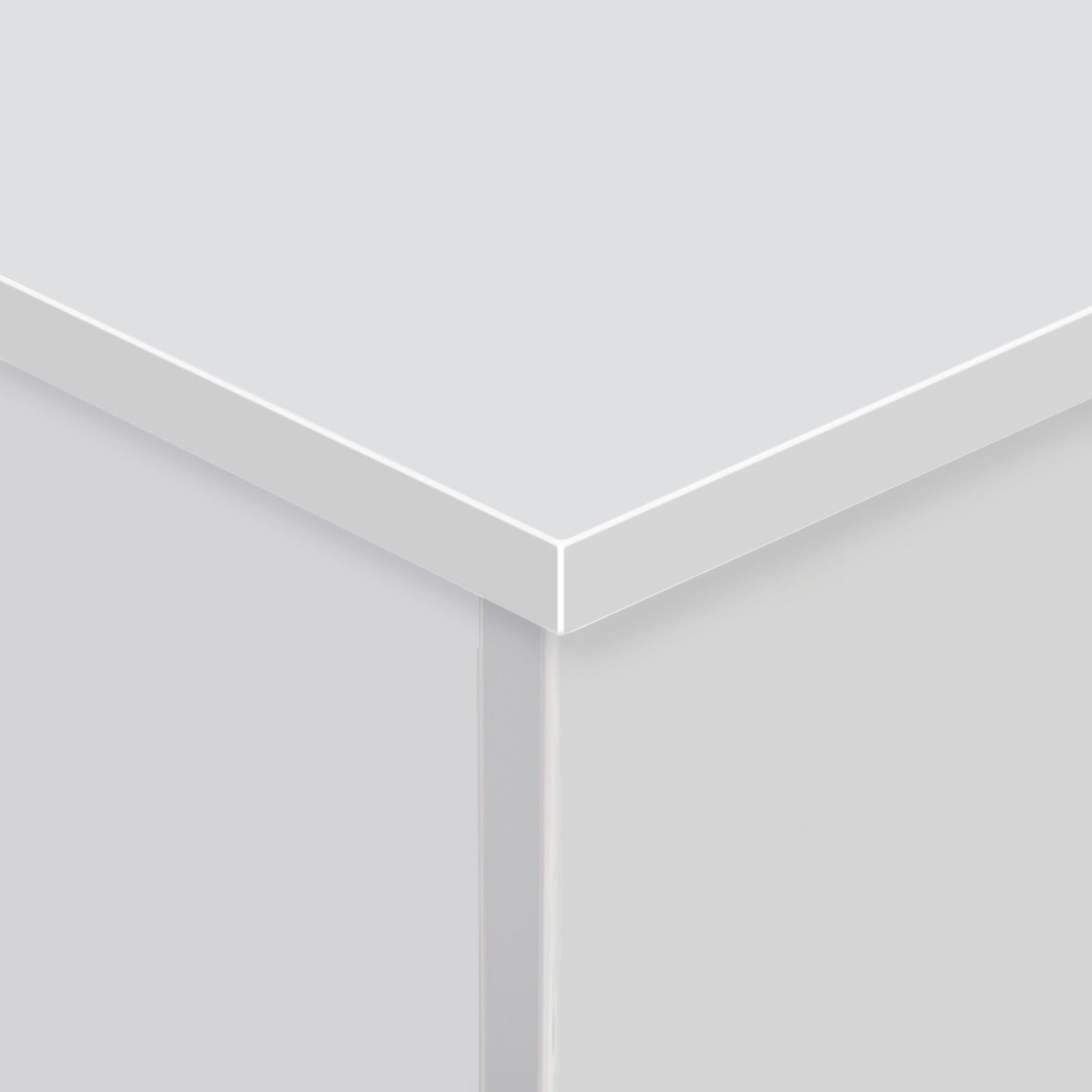 Storage Box Chest With Lid Spacious Collect Chipboard | One Size | White
