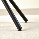 Elegant Seattle Dining Table Set With 4 Velvet Charlotte Chairs | Blue