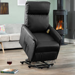 Townsend Electric Lift Assist Rise And Recline Chair | Black