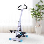 Foldable Step Machine Height Adjustable Stepper | White
