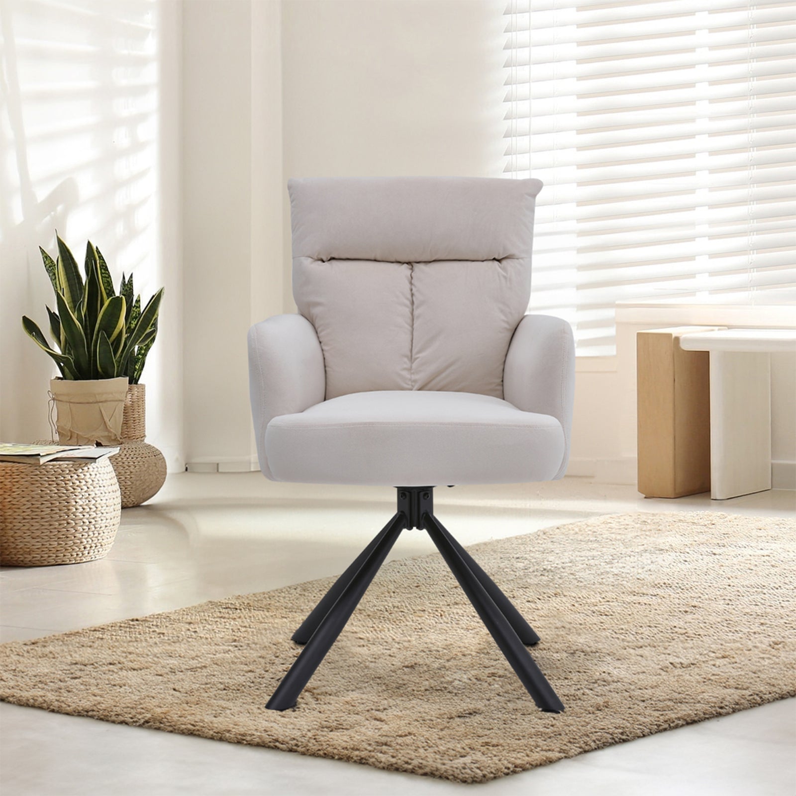 Breeins Upholstered Swivel Armchair Lounge Chair