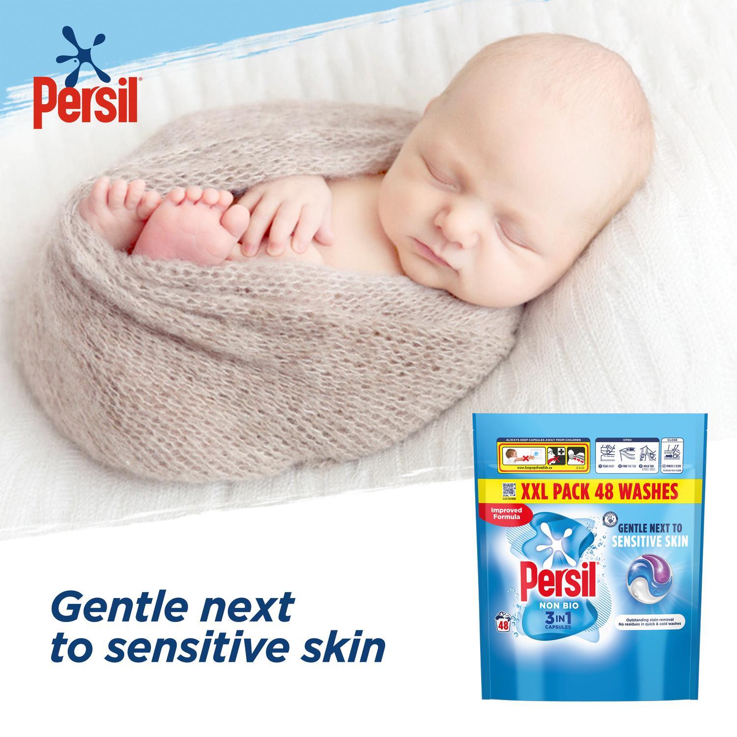 Xxl 3in-1 Washing Capsules Non-bio Gentle Next To Sensitive Skin 48w | Set of 4
