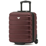 45x36x20cm Easyjet Free Cabin Bag 2 Wheel Suitcase Hard Shell Carry On | Cabin | Burgundy