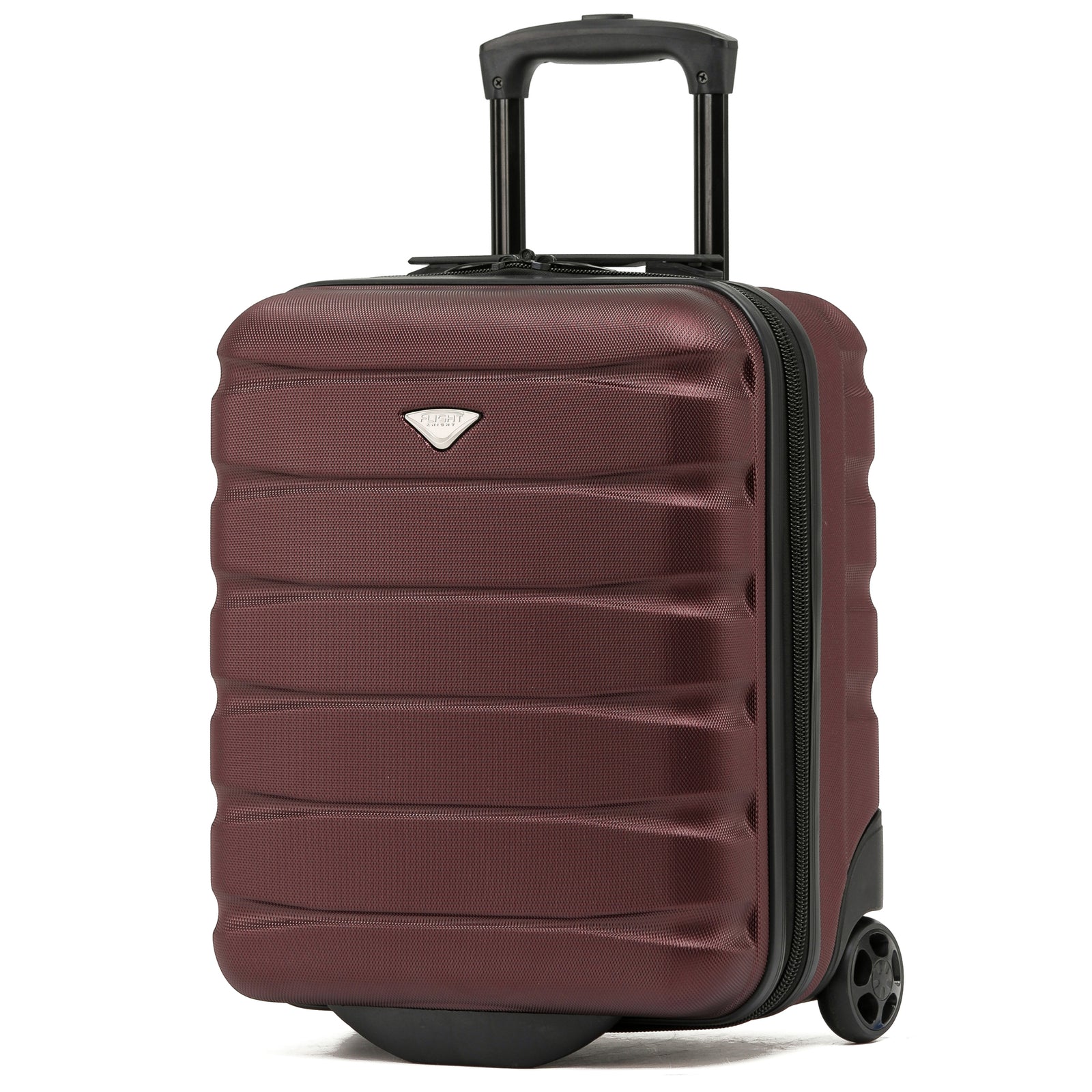 45x36x20cm Easyjet Free Cabin Bag 2 Wheel Suitcase Hard Shell Carry On | Cabin | Burgundy
