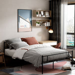 Single/double/king Metal Bed Frame Underbed Storage Space | King | Black