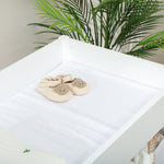 Baby Changing Unit With 4 Drawers, Diaper Changing Table | White