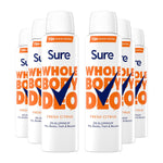 Women Fresh Citrus Whole Body Deodorant Spray Aluminium Free 150ml | Set of 6