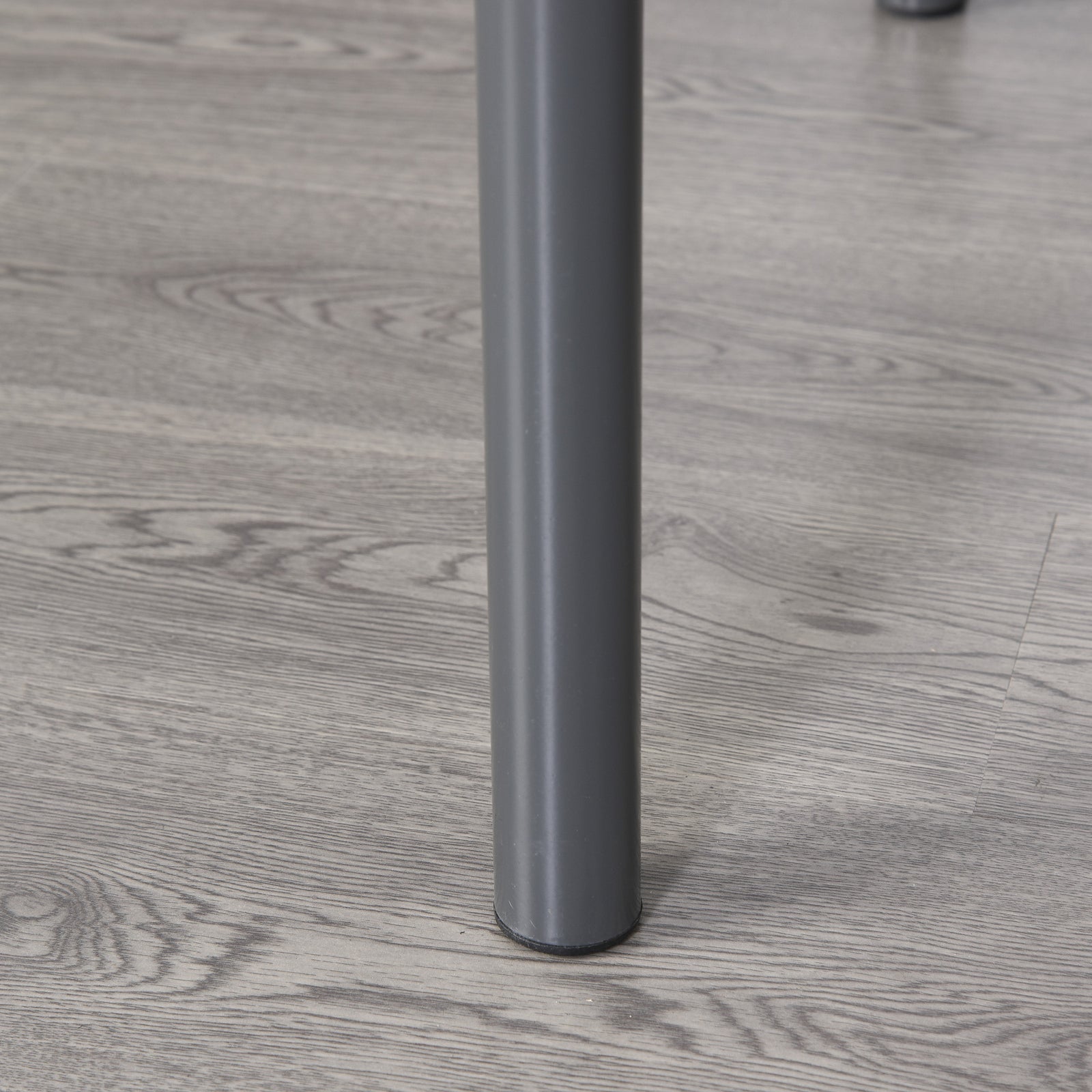 120cm Minimalistic Dining Table, Steel Frame