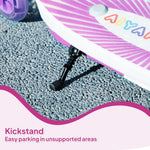 Electric Scooter For Kids 4-7, With Auxiliary Rear Wheels | Purple