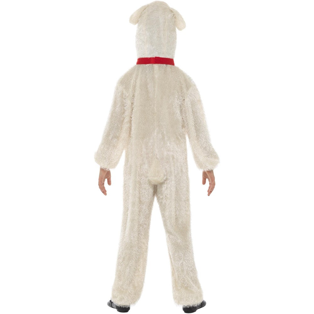 Lamb Costume, Cream, With Jumpsuit & Hood | Age 7-9