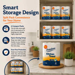 Rhino Jumbo Luxury Kitchen Towel Roll Strong & Absorbent 6 Roll | Set-of-3