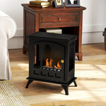 HOMCOM 21" Bioethanol Fireplace Stove For Indoor, Ethanol Fireplace