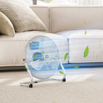 Metal Floor Fan With 3 Speeds & Adjustable Tilt