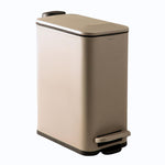Bathroom Bin 5l, Slim Pedal, Removable Bucket Beige Essentials Collection