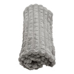 Cozy Checkered Throw Blanket Soft Double-sided Use, Warm & Easy To Clean | Double | Grey