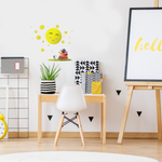 Sun Led Childrens Lamp Charming Fun Night Light Ultra Low Consumption 0.6w Colourful Wall Decals Create A 3d Effect