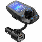 Wirelessmultifunctional Bluetooth Car Fm Transmitter With Dual Usb Port