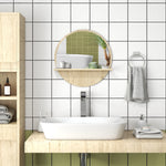 Round Mirror For Wall Makeup Mirror With Shelf | One Size | Natura