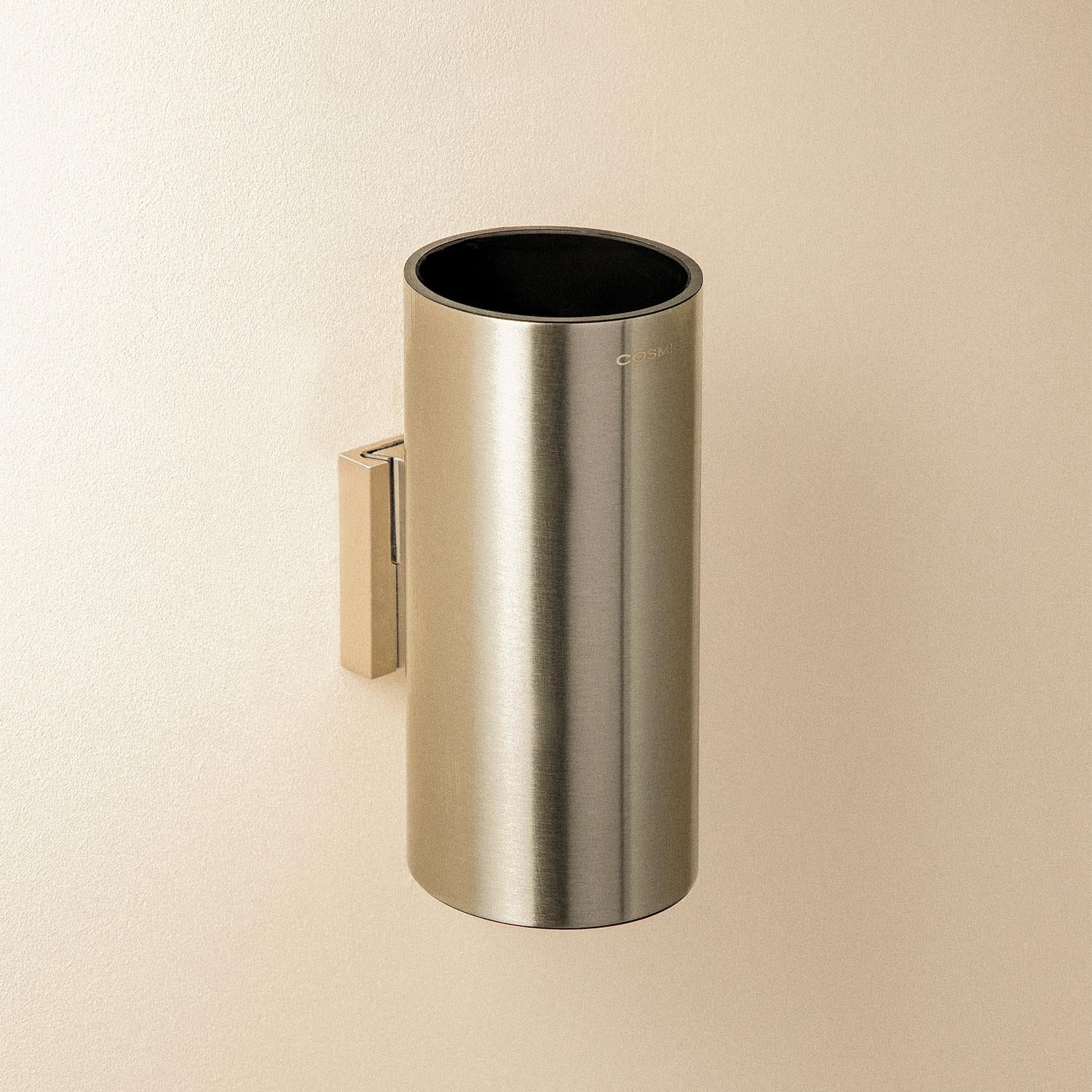 Wall Mounted Toothbrush Holder, Chrome, Steel, Architect Collection