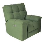 Electric Recliner Chair For Living Room – 270° Swivel, 135° Recline, Footrest, Usb & Type-c Charging | Green