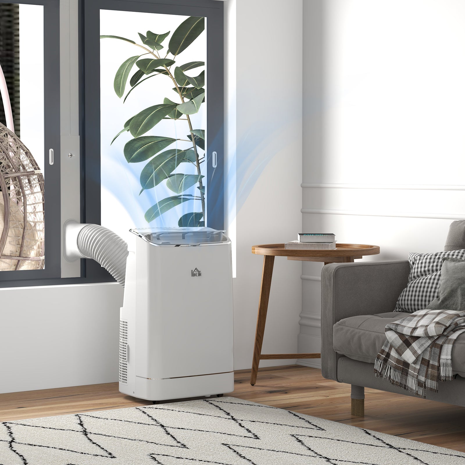 14000 Btu Mobile Air Conditioner With Wifi Smart App, 35m² | One Size | White