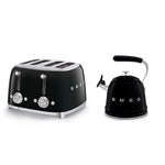 Wkf01, Tsf03 Stovetop Kettle & 4-slice Toaster Set | Black