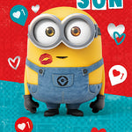 Minions 'to A Special Son' Valentine's Day Card Official Product
