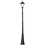 2.4 M Garden Lamp Post Light With Aluminium Frame