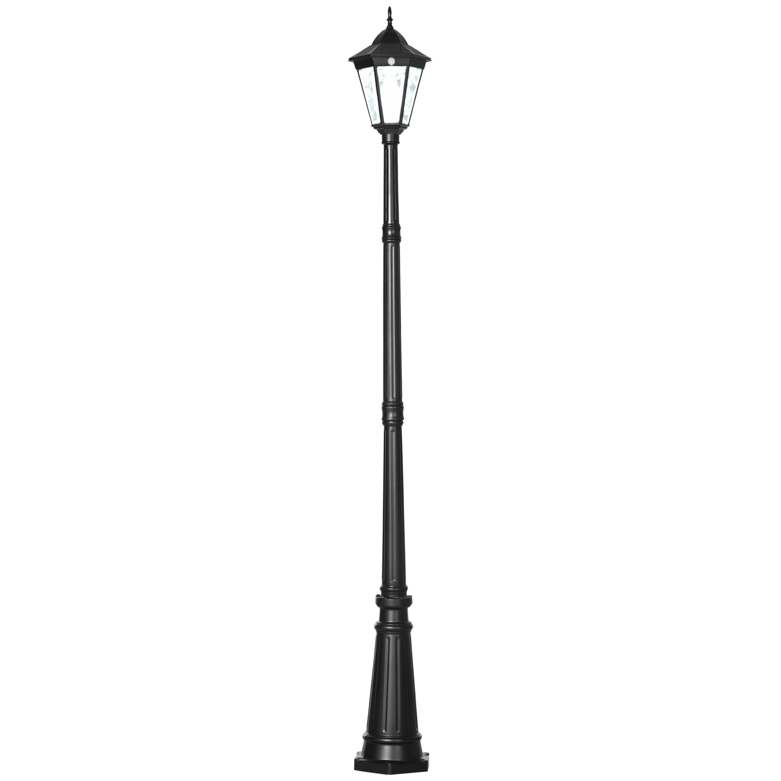 2.4 M Garden Lamp Post Light With Aluminium Frame