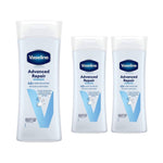 Advanced Repair Fragrance Free Body Lotion 400ml | Set of 3