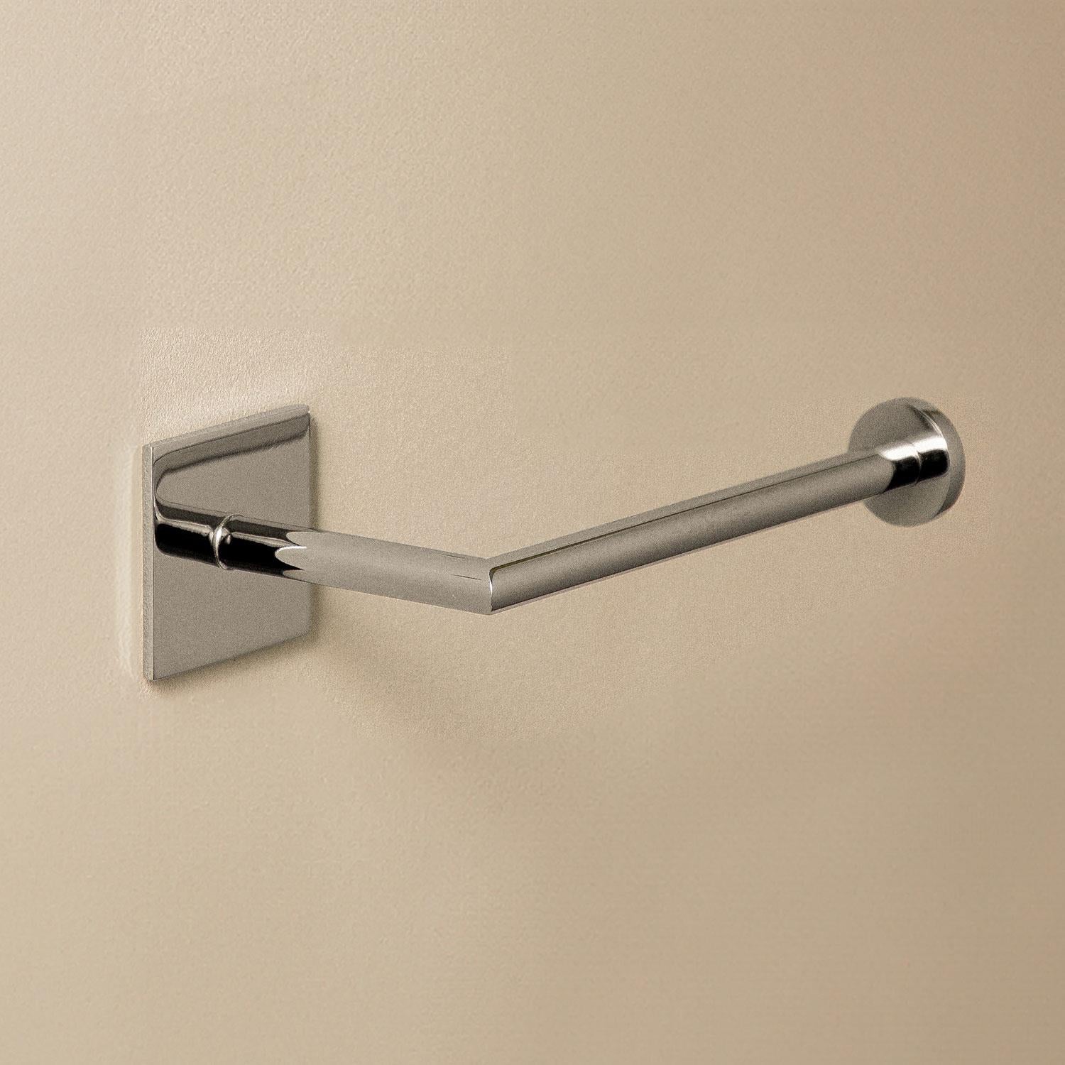 Toilet Roll Holder, Self-adhesive, Chrome, Stick Collection