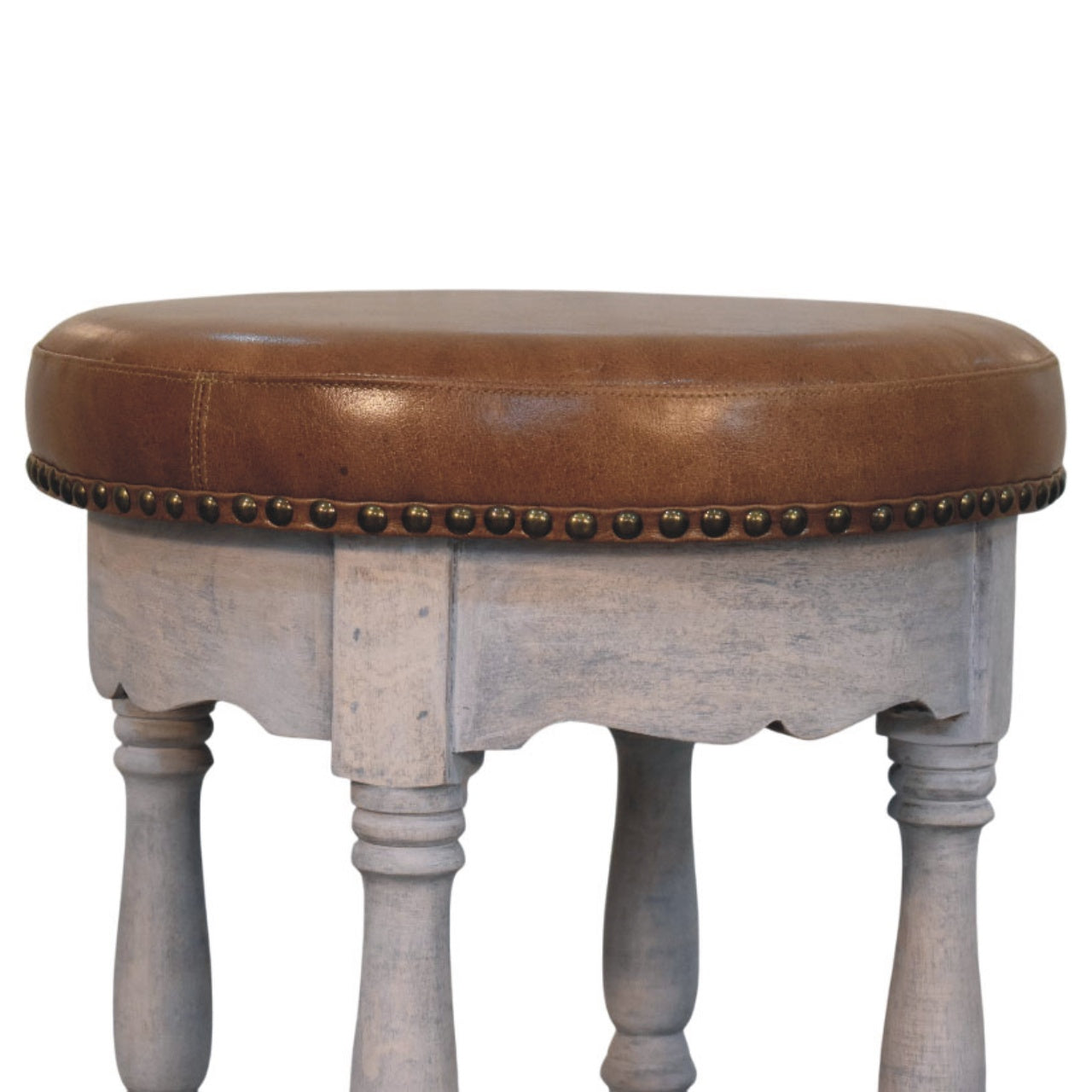 Artisan Furniture Solid Wood Rustic Charm Stool
