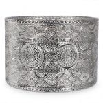 Emitto Ceiling Light Shade Moroccan Style Silver Chrome Pendant Shade Lamp Decor