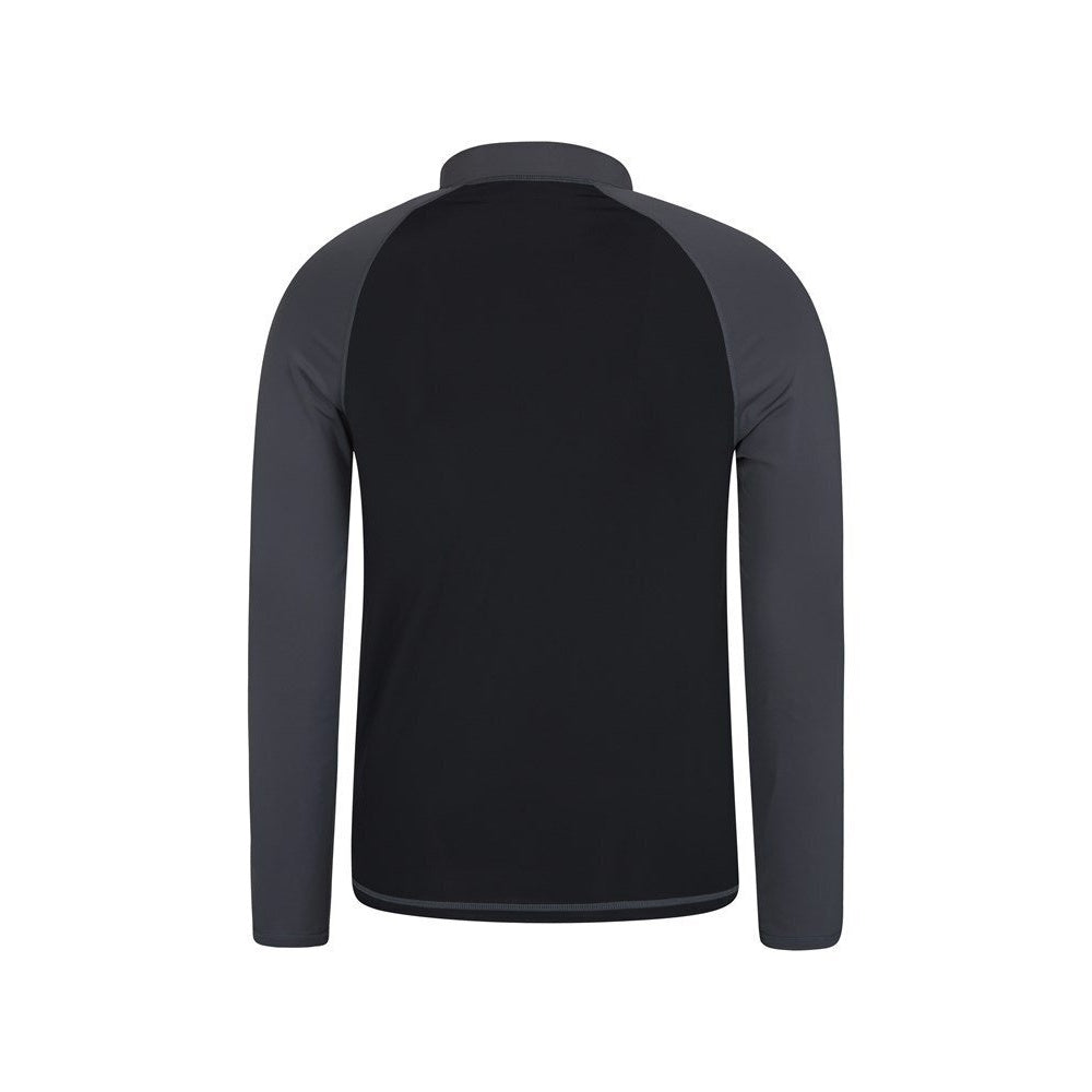 Mens Long-sleeved Rash Guard | Medium | Gray