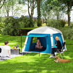 Inflatable Camping Tent, Easy Setup 2 Man Tent | Blue