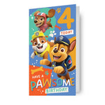 Age 4 Sticker Birthday Card Official Product