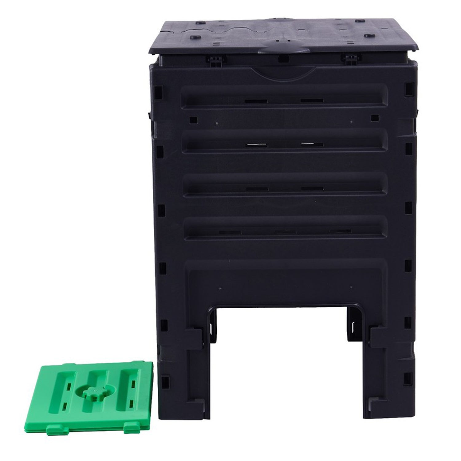HYGRAD BUILT TO SURVIVE Large 300l Garden Composter Bin – Organic Waste Compost Converter Eco-friendly