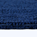 Luxury Reversible Cotton Bath Mat | 80cm | Navy Blue