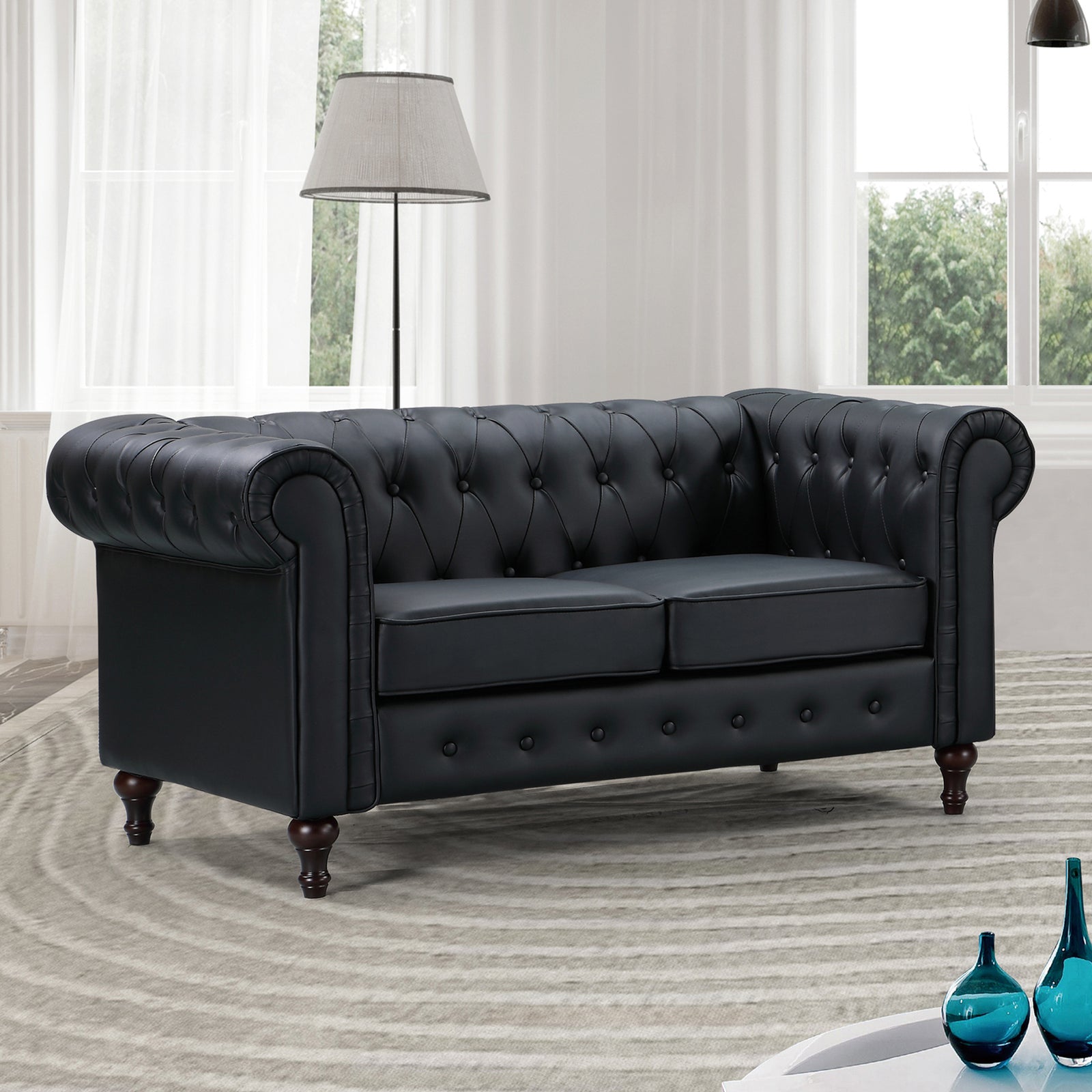 Richland 2 Seat Sofa | 2 | Black